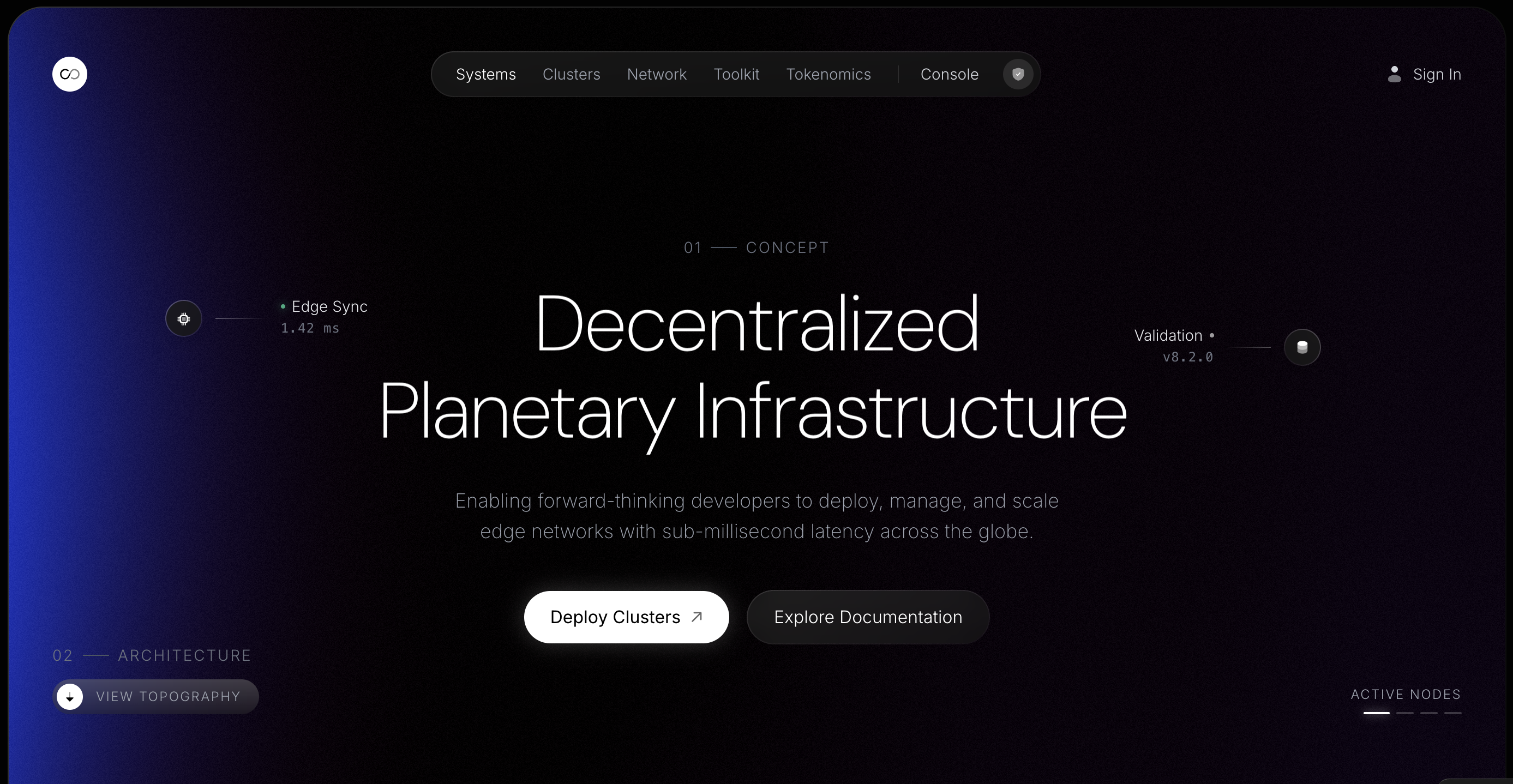 G1 — Decentralized Infrastructure